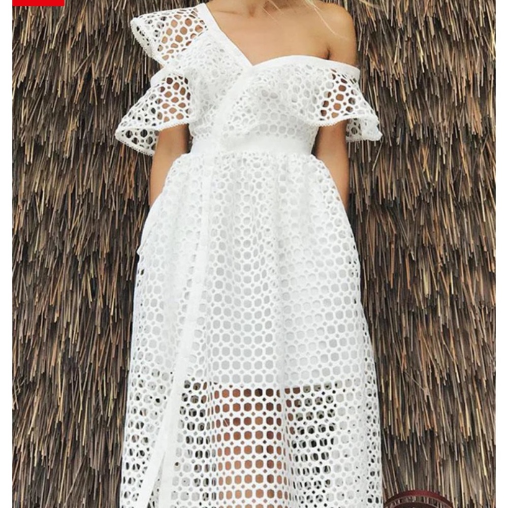Mommycharm White Dress